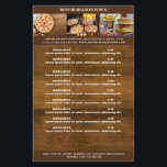 Prospectus 14 Cm X 21,6 Cm Flyer Rustikal<br><div class="desc">Flyer en rustikalem Design,  gut geeignet für Restaurants,  Essen-Lieferservice. Editieren Sie ihr Produkt einfach,  laden Sie 3 Fotos ihrer Wahl hoch und ergänzen Sie es durch ihren Texte. Sie können die Schriftart,  Farbe und die Position individuell durch "weitere Personalisierung" auswählen.</div>