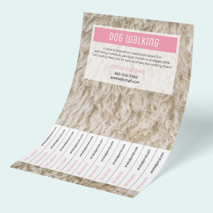Prospectus 14 Cm X 21,6 Cm Flyers de garde de chiens promotionnels Entreprise