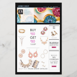 Prospectus 14 Cm X 21,6 Cm Flyers professionnels