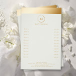 Prospectus 14 Cm X 21,6 Cm Gris Vert Or Bande Monogramme Cercle<br><div class="desc">Elégant,  gris-vert,  bande dorée,  cercle,  monogramm flyer.Il n'y a ni brillance ni texture. Modifiez votre produit en quelques minutes en entrant vos données. Vous pouvez modifier la police,  la couleur et la position en "personnalisant plus".</div>