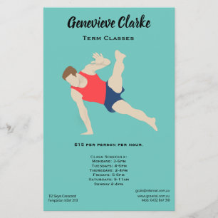 Prospectus 14 Cm X 21,6 Cm Gymnaste masculin