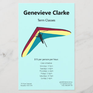 Prospectus 14 Cm X 21,6 Cm Hang Gliding