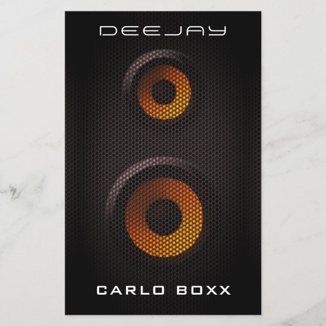 Prospectus 14 Cm X 21,6 Cm Haut-parleur Faux (Devant)