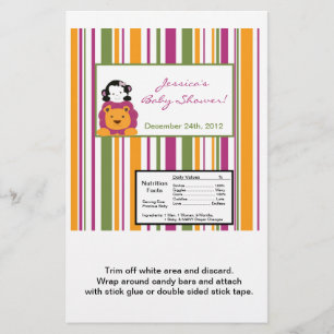 Prospectus 14 Cm X 21,6 Cm Hershey's Large Bar Wrapper Sweet Safari