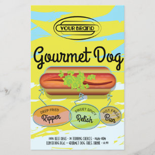 Prospectus 14 Cm X 21,6 Cm Hot Dog