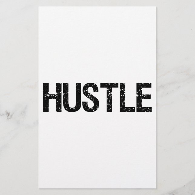 Prospectus 14 Cm X 21,6 Cm Hustle (Devant)