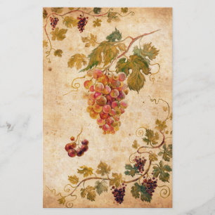 Prospectus 14 Cm X 21,6 Cm Illustration de raisins vintage – Art vinicole rus