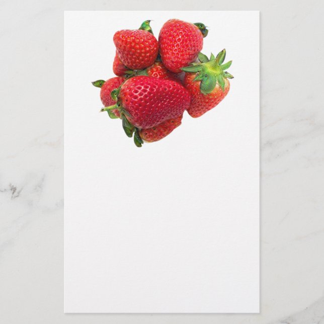 Prospectus 14 Cm X 21,6 Cm Image de fraises de rêve profondes (Devant)