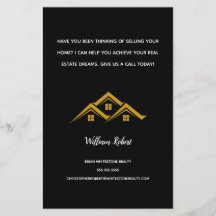Immobilier Golden House Logo Moderne Realtor