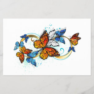 Prospectus 14 Cm X 21,6 Cm Infinité de papillons monarques
