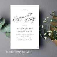 Invitation d'une partie d'engagement minimaliste d