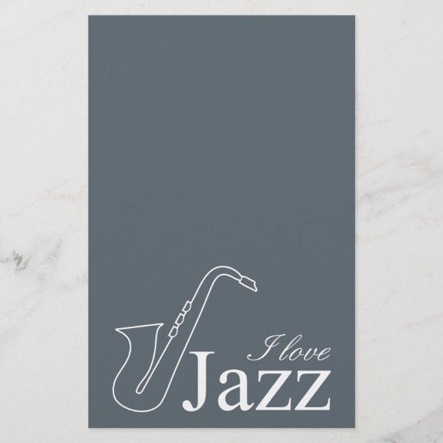 Prospectus 14 Cm X 21,6 Cm J'aime le jazz (Devant)