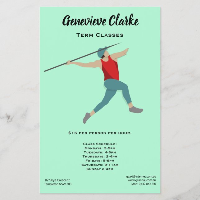 Prospectus 14 Cm X 21,6 Cm Javelin (Devant)