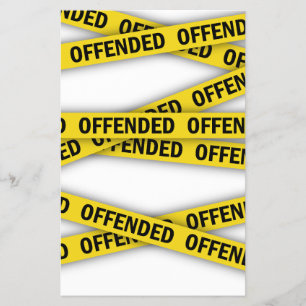 Prospectus 14 Cm X 21,6 Cm Je suis offensé que la police ne croise pas