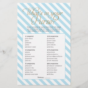 Prospectus 14 Cm X 21,6 Cm Jeu baby shower