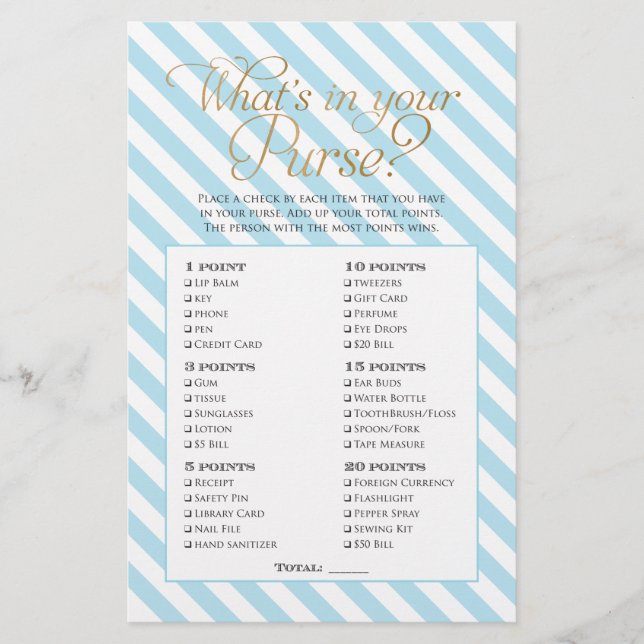 Prospectus 14 Cm X 21,6 Cm Jeu baby shower (Devant)