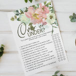 Prospectus 14 Cm X 21,6 Cm Jeu Floral De Roses Roses Roses Roses Roses Roses<br><div class="desc">Au-dessus ou sous la douche nuptiale jeu. Elégante aquarelle coquille et florale. Les articles correspondants pour compléter votre collection d'événements sont disponibles dans notre boutique Zazzle!</div>