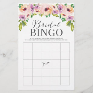 Prospectus 14 Cm X 21,6 Cm Jeux de Fête des mariées à double face Fleur sauva