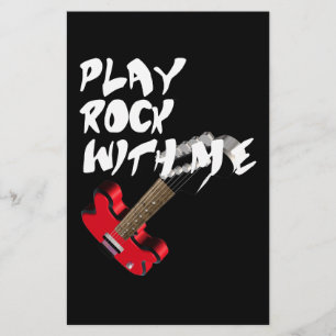 Prospectus 14 Cm X 21,6 Cm Jouer au rock avec moi