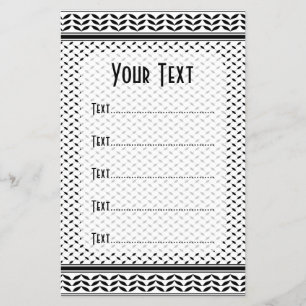 Prospectus 14 Cm X 21,6 Cm Keffiyeh symbole de la résistance palestinienne mo