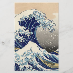 Prospectus 14 Cm X 21,6 Cm La Grande Vague de Kanagawa Hokusai