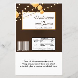 Prospectus 14 Cm X 21,6 Cm Lanternes en papier à envelopper Hershey's Large B