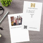 Prospectus 14 Cm X 21,6 Cm Logo de l'entreprise photo code qr<br><div class="desc">Fond blanc. Personnalisez et ajoutez votre logo,  votre nom,  votre adresse,  votre texte,  votre propre code QR. Retour : ajoutez une photo et plus de texte. Raconte l'histoire de ta marque.</div>