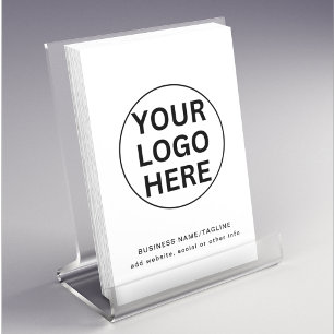Prospectus 14 Cm X 21,6 Cm Logo d'entreprise personnalisé & Texte l Promo noi