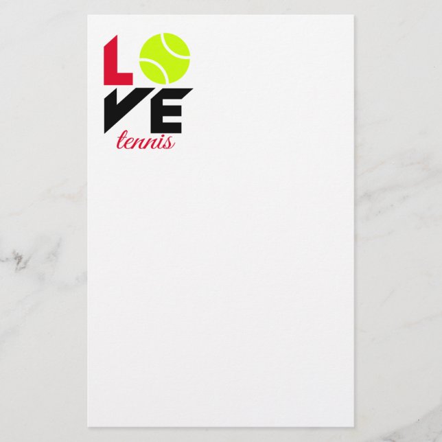 Prospectus 14 Cm X 21,6 Cm Love tennis (Devant)