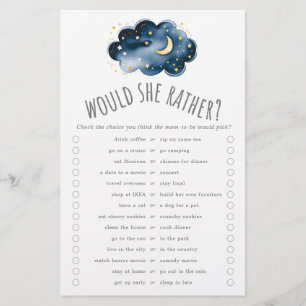 Prospectus 14 Cm X 21,6 Cm Lune et les étoiles préfèreraient Trivia Game