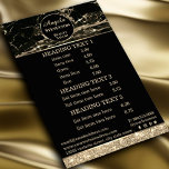 Prospectus 14 Cm X 21,6 Cm Maquillage Artiste Black Gold Marble flyer<br><div class="desc">Brochure de maquillage en marbre d'or noir,  parfait pour les maquilleurs,  les coiffeurs,  les cosmétologistes,  et plus !</div>