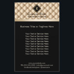 Prospectus 14 Cm X 21,6 Cm Maquillage Artiste Monogram Classé Black & Gold Sa<br><div class="desc">Artiste maquillage Monogram Classy Black & Gold Salon Brochures.</div>