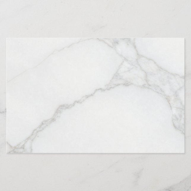 Prospectus 14 Cm X 21,6 Cm Marbre Blanc (Devant)