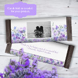 Prospectus 14 Cm X 21,6 Cm Mariage à sucreries violet bleu clair<br><div class="desc">Le étiquette multifonction mariage violet et bleu clair est polyvalent pour les barres chocolatées, les pâtisseries et beaucoup d'autres faveurs de fête. Les desserts spéciaux ou les cadeaux de retour sont beaux avec la photo de mariée et de mariée et le libellé spécial. do-it-yourself papier budget beige clair est une...</div>