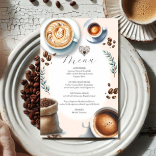 Prospectus 14 Cm X 21,6 Cm Mariage Menus L'amour est à l'aube du budget