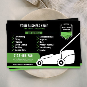 Prospectus 14 Cm X 21,6 Cm Marketing pour l'entreprise de tonte de pelouse et
