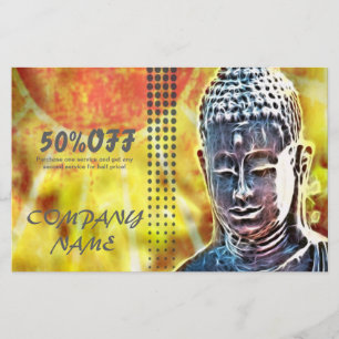 Prospectus 14 Cm X 21,6 Cm Méditation Zen bouddha Yoga Massage Thérapiste