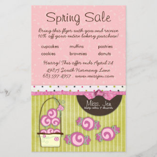 Prospectus 14 Cm X 21,6 Cm Mlle. Panier Jen Petite Vente Flyers