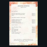 Prospectus 14 Cm X 21,6 Cm Modern  Glitter Salon Price List   Flyer<br><div class="desc">Modern,   glitter,  salon,  price list flyer. Edit your product in a few minutes by adding your data. You can change the font/color/position by "further personalization".</div>