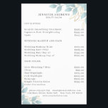 Prospectus 14 Cm X 21,6 Cm Modern, white-green Leafy Flyer<br><div class="desc">Modern leafy flyer in white,  green. Edit your product in minutes by adding your data. You can change the font/color/position by "further personalization".</div>