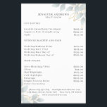 Prospectus 14 Cm X 21,6 Cm Modern White Grey Leafy Flyer<br><div class="desc">Modern leafy flyer in white,  grey. Edit your product in minutes by adding your data. You can change the font/color/position by "further personalization".</div>