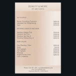 Prospectus 14 Cm X 21,6 Cm Moderne minimale Beige Hautfarbe<br><div class="desc">Modernes Business,  minimalisme,  beige. Entworfen für Designer,  Stylist,  Salons,  Haare und Make-up Künstler,  Nägel und Lash Künstler,  Wellness-Centre und mBearbeiten Sie die Karte,  indem Sie Ihre Daten eingeben. Sie können den Schriftart,  die Farbe und die Position individuell durch "weitere Personalisierung" auswählen.</div>