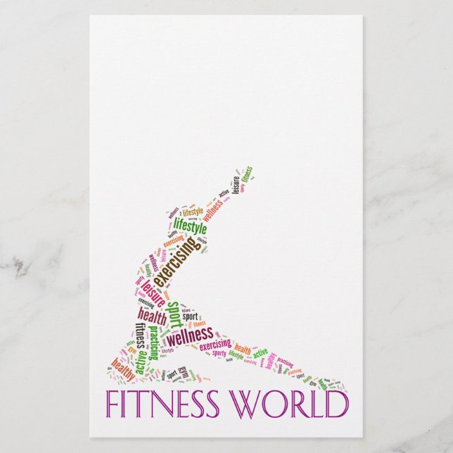 Prospectus 14 Cm X 21,6 Cm Monde fitness (Devant)