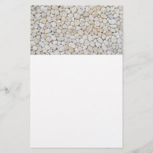 Prospectus 14 Cm X 21,6 Cm Motif de galets