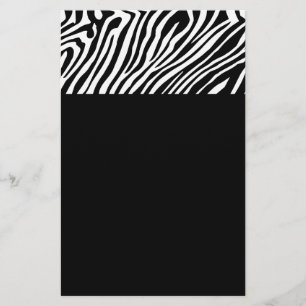 Prospectus 14 Cm X 21,6 Cm Motif de peau de zèbre