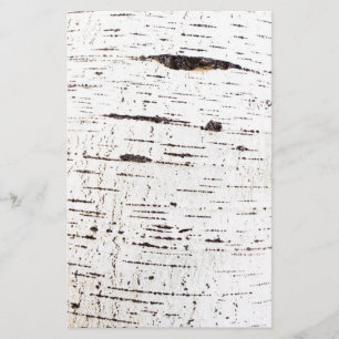 Prospectus 14 Cm X 21,6 Cm Motif d'écorce de bouleau