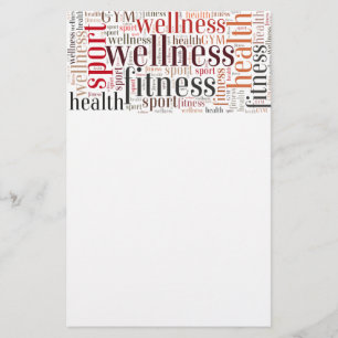 Prospectus 14 Cm X 21,6 Cm Mots fitness