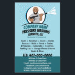 Prospectus 14 Cm X 21,6 Cm Nettoyage et lavage sous pression personnalisables<br><div class="desc">Personnalisez et customisez ce lavage de pression oculaire (lavage de puissance) design affichette de porte professionnel modèle pour répondre aux besoins de votre entreprise/entreprise. Ce modèle de lavage à pression affiche une photo du caractère de laveuse à pression. Ajoutez votre logo pour une image de marque plus efficace. Customisez l'offre...</div>