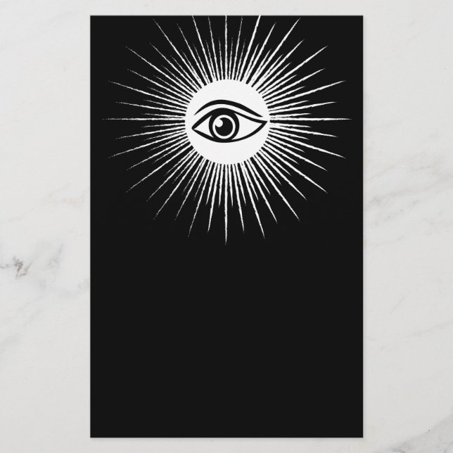 Prospectus 14 Cm X 21,6 Cm Oeil masonique (Devant)