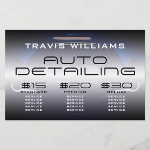 Prospectus 14 Cm X 21,6 Cm Offre de prix moderne pour flyer automobile